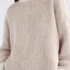 Agna Pattern Sweater Ecru