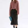 Agna Pattern Sweater Rosewood Agna Pattern Sweater Rosewood