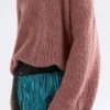 Agna Pattern Sweater Rosewood Agna Pattern Sweater Rosewood