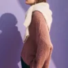 Agna Pattern Sweater Rosewood Agna Pattern Sweater Rosewood