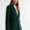 Altes Jacket Green Sinda Print