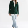 Altes Jacket Green Sinda Print