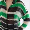 Eir Sheer Shirt Saillte Print