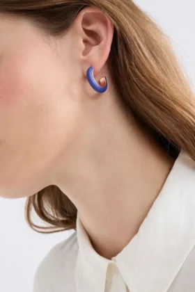 Emal Mini Hoop Earring
