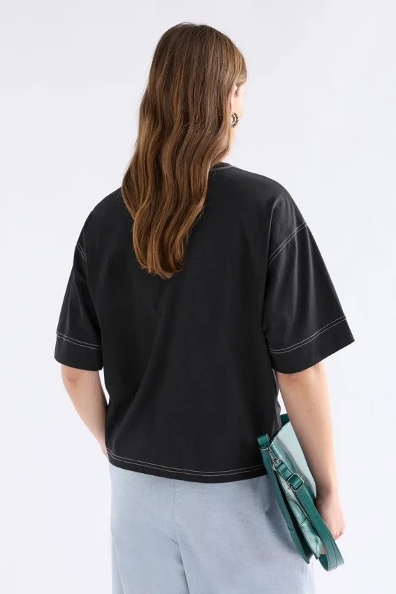 Famke T-Shirt Black Famke T-Shirt Black