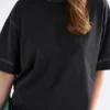 Famke T-Shirt Black Famke T-Shirt Black