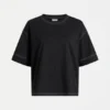 Famke T-Shirt Black Famke T-Shirt Black