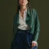 Fine Leather Jacket Milan Green