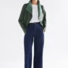 Fine Leather Jacket Milan Green