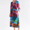 Gia 3/4 Sleeve Shirt Dress Gia 3/4 Sleeve Shirt Dress