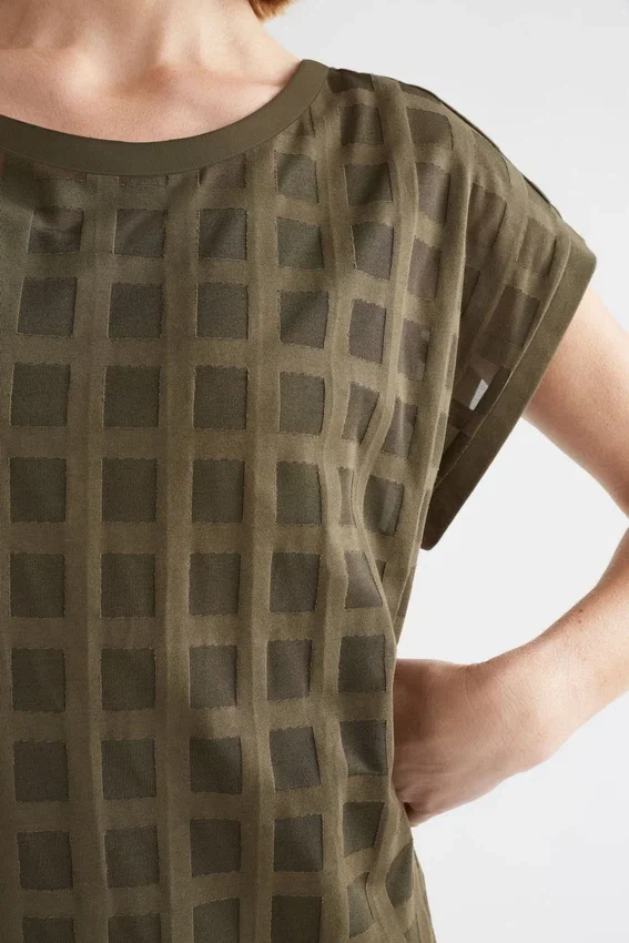 Grid Burnout Dress Grid Burnout Dress
