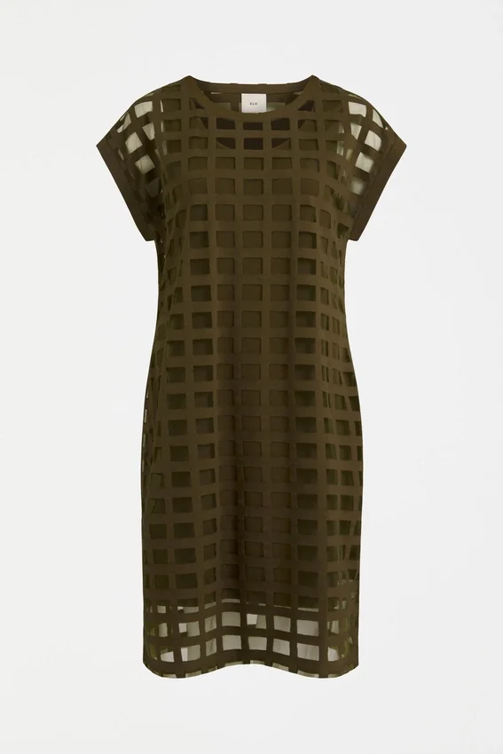 Grid Burnout Dress Grid Burnout Dress
