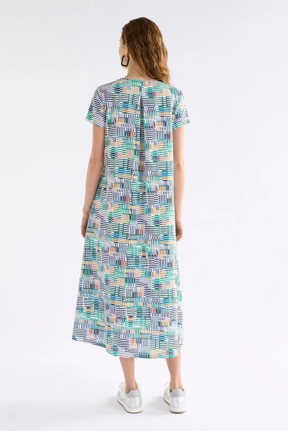 Haki Dress Chess Print Haki Dress Chess Print