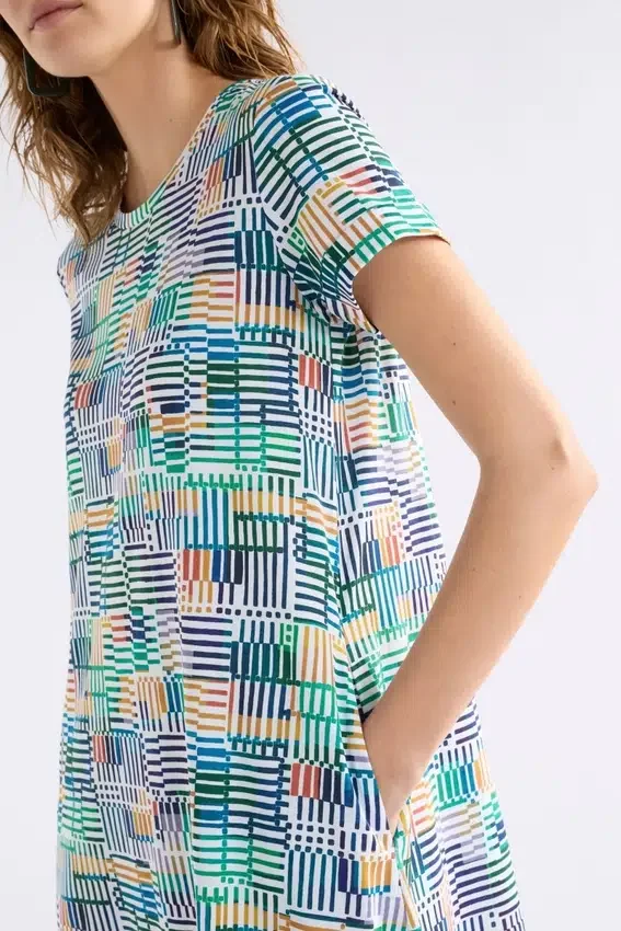 Haki Dress Chess Print Haki Dress Chess Print