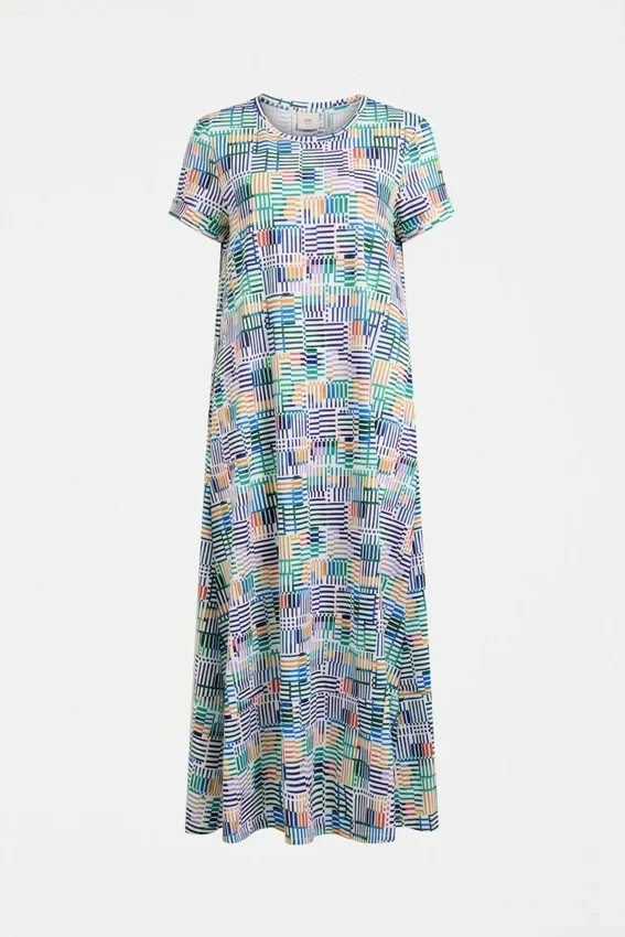 Haki Dress Chess Print Haki Dress Chess Print