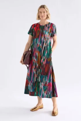 Haki Dress Mella Print