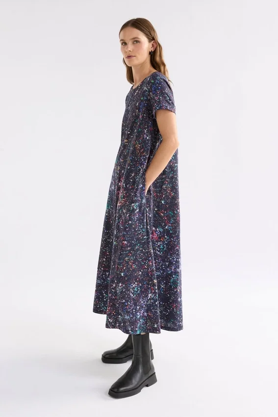 Haki Dress Tola Print Haki Dress Tola Print