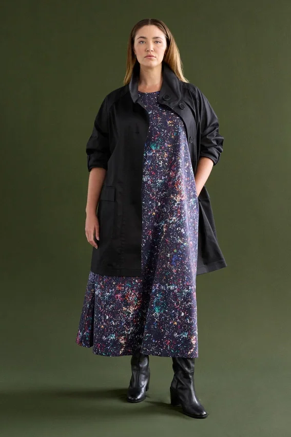 Haki Dress Tola Print Haki Dress Tola Print