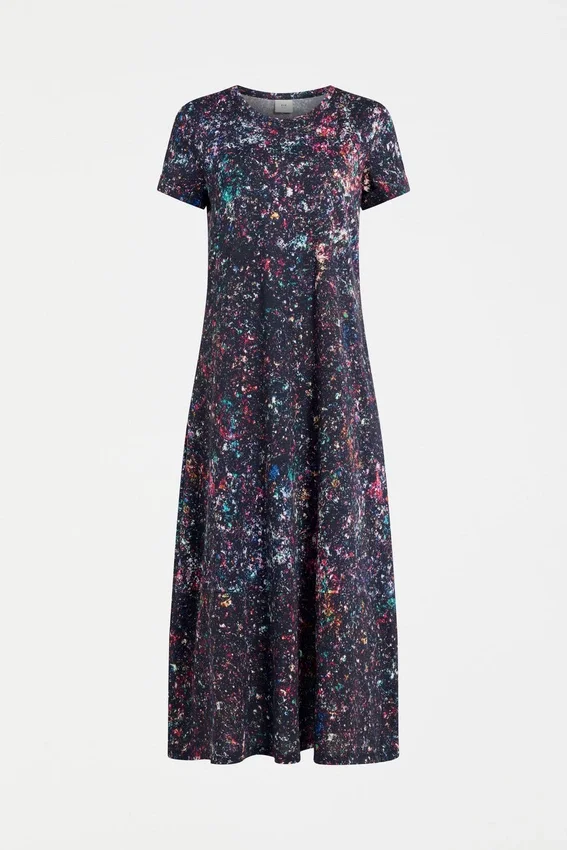 Haki Dress Tola Print Haki Dress Tola Print