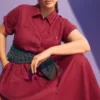 Llinen Light Dress Bordeaux Llinen Light Dress Bordeaux