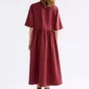 Llinen Light Dress Bordeaux Llinen Light Dress Bordeaux