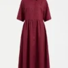 Llinen Light Dress Bordeaux Llinen Light Dress Bordeaux