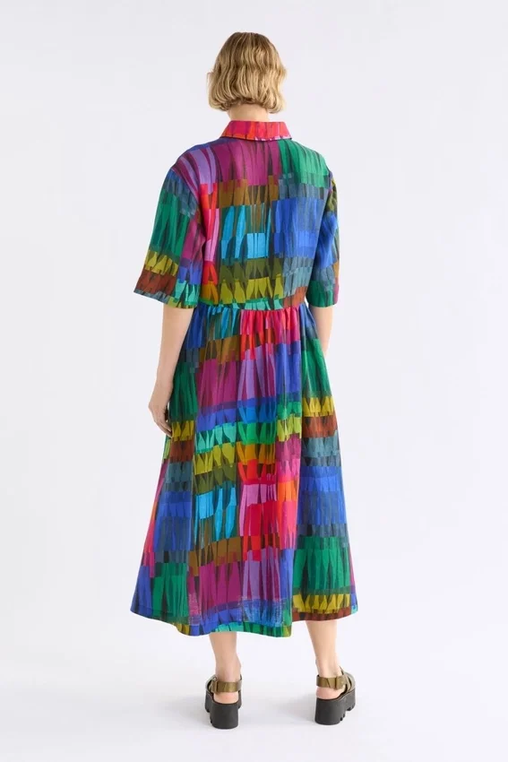 Llinen Light Dress Lind Print Llinen Light Dress Lind Print