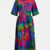 Llinen Light Dress Lind Print Llinen Light Dress Lind Print