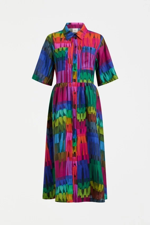 Llinen Light Dress Lind Print Llinen Light Dress Lind Print