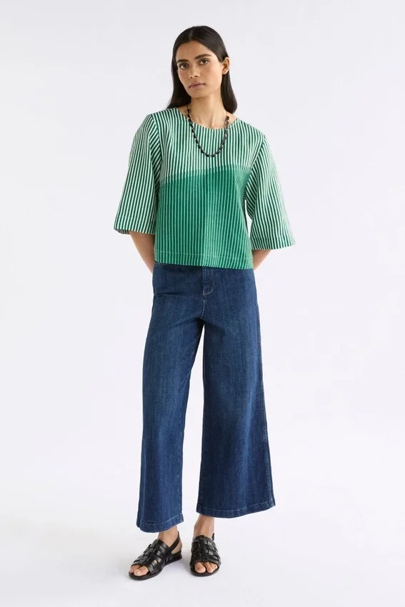 Llinen Top Otler Print Llinen Top Otler Print