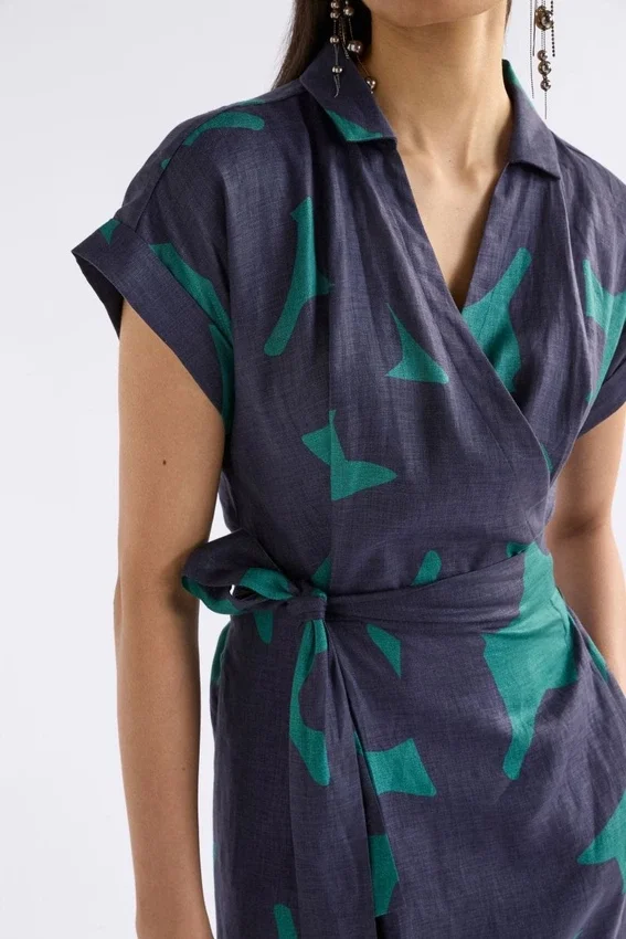 Minnen Wrap Dress Tera Print Minnen Wrap Dress Tera Print