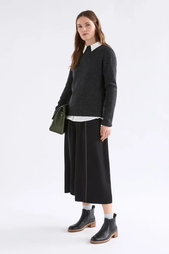 Nevis Merino Sweater Charcoal Nevis Merino Sweater Charcoal