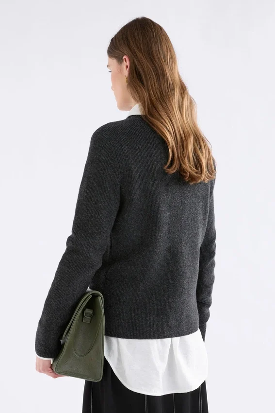 Nevis Merino Sweater Charcoal Nevis Merino Sweater Charcoal