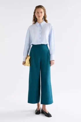 Ilona Linen Pant Peacock