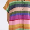 Tilko Linen Shirt Dress Lysbro Print Tilko Linen Shirt Dress Lysbro Print